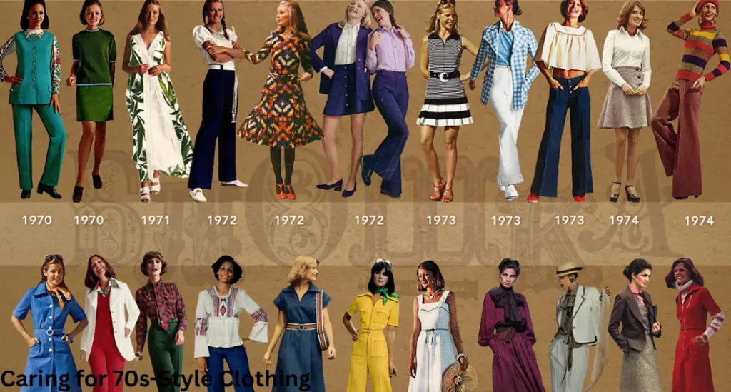 Caring for 70s-Style Clothing