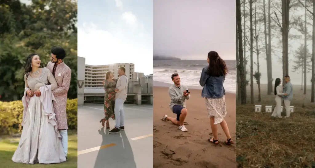 Casual Engagement Photo Outfits