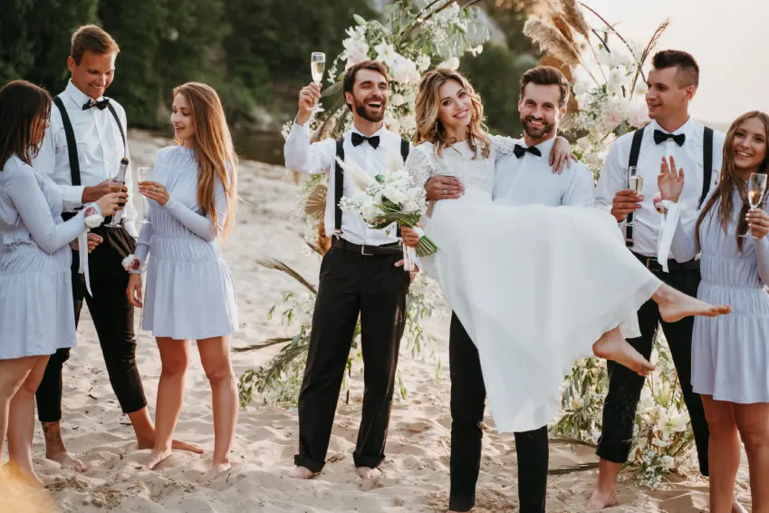 Formal White Wedding