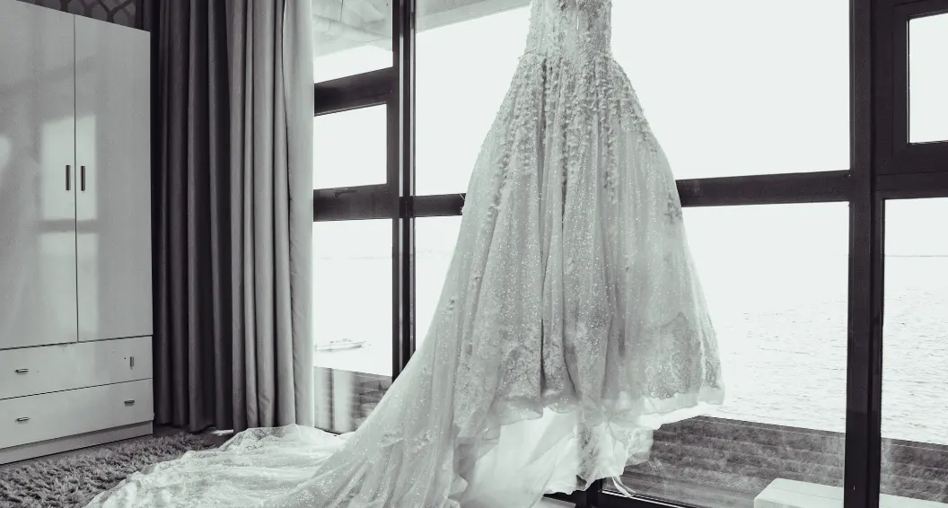 Luv Formal white wedding dress