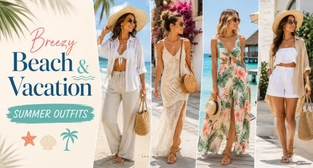 Breezy Beach & Vacation Summer Outfits