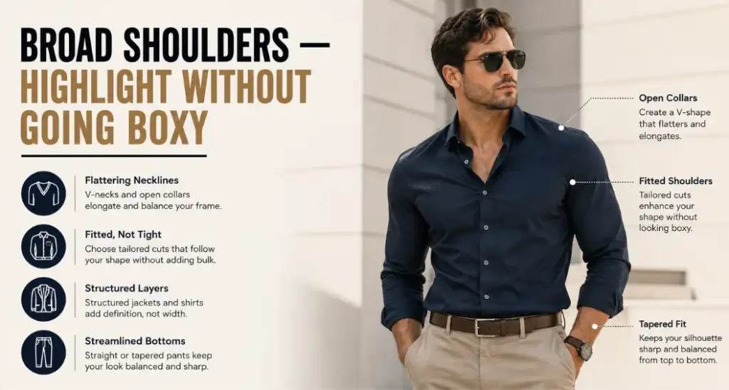 Broad Shoulders — Highlight Without Going Boxy